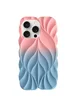 TPU чохол Leaf для Apple iPhone 15 Pro (6.1") Pink / Blue
