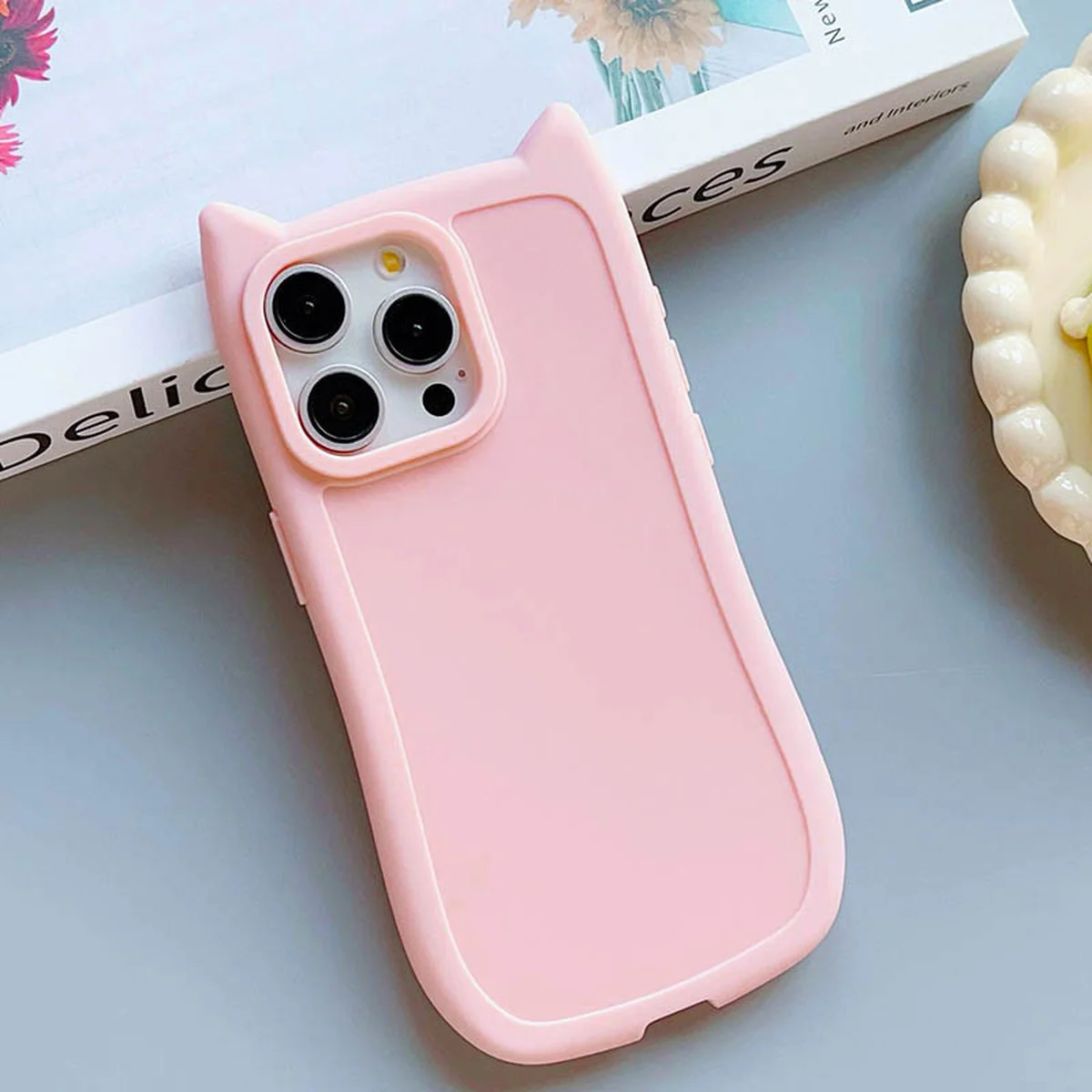 Чехол TPU GETMAN Cat with straps для Apple iPhone 15 Pro (6.1") Pink