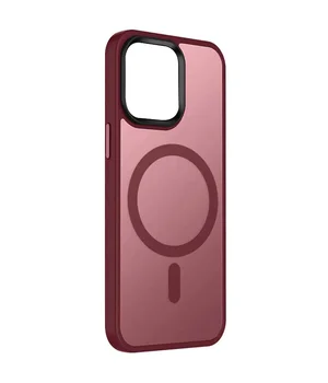 Чехол Ummi Colorful with MagSafe для Apple iPhone 15 Pro (6.1") Бордовый / Wine Red