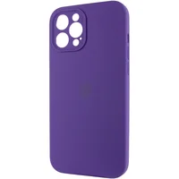 Чехол Silicone Case Full Camera Protective (AA) для Apple iPhone 15 Pro (6.1") Фиолетовый / Amethyst