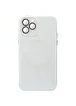 Чехол TPU+Glass Sapphire Midnight with MagSafe для Apple iPhone 15 Pro (6.1") Белый / White