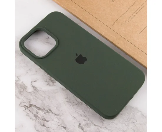 Чохол Silicone Case Full Protective (AA) для Apple iPhone 15 Pro (6.1") Зелений / Cyprus Green