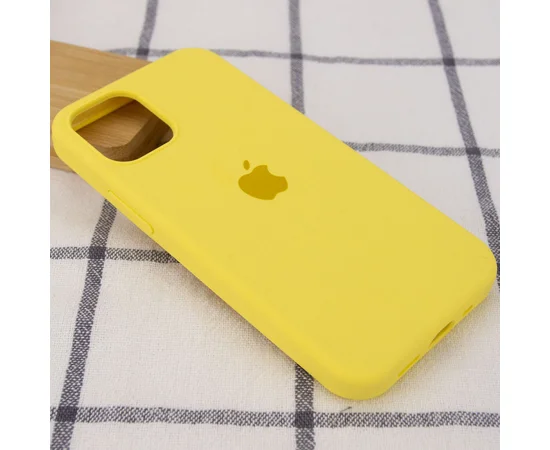 Чохол Silicone Case Full Protective (AA) Apple iPhone 15 Pro (6.1") Жовтий / Yellow