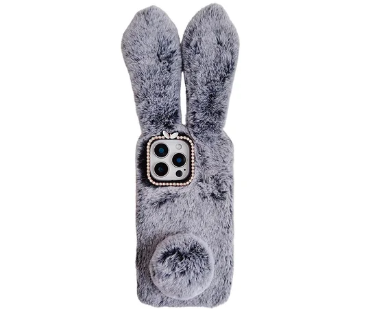 Чехол TPU Rabbit для Apple iPhone 15 Pro (6.1") Grey