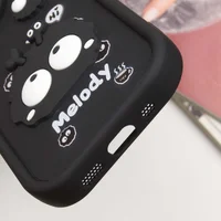 Чехол TPU Toys Case для Apple iPhone 15 Pro (6.1") Black / Melody