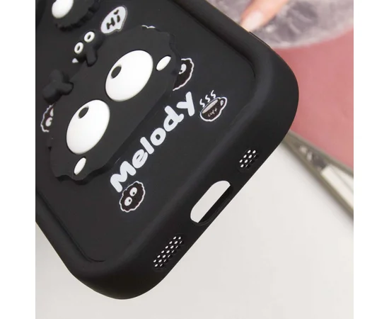 Чехол TPU Toys Case для Apple iPhone 15 Pro (6.1") Black / Melody