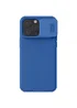 Карбоновая накладка Nillkin CamShield Pro Magnetic для Apple iPhone 15 Pro (6.1") Blue