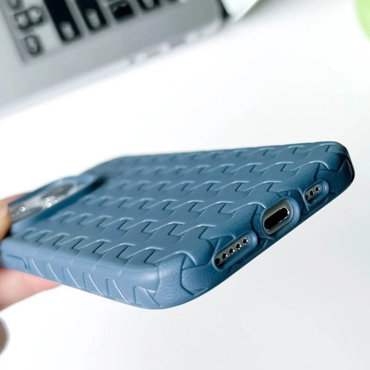 Чехол TPU Weaving для Apple iPhone 15 Pro (6.1") Blue