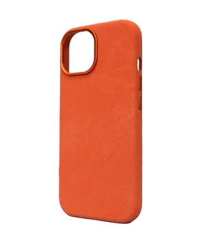 Чехол Denim with MagSafe для Apple iPhone 15 Pro (6.1") Orange