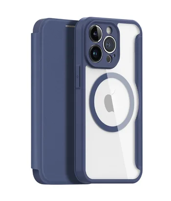 Чохол-книжка Dux Ducis Skin X Pro with MagSafe Apple iPhone 15 Pro (6.1") Blue
