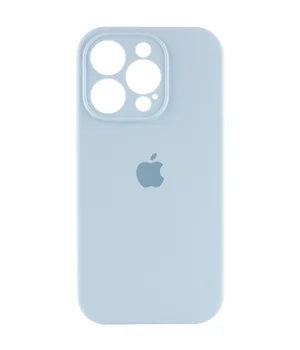 Чохол Silicone Case Full Camera Protective (AA) для Apple iPhone 15 Pro (6.1") Синій / Sweet Blue