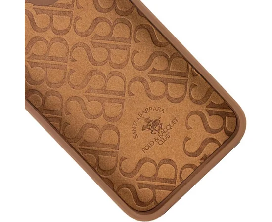 Кожаный чехол Polo Santa Barbara для Apple iPhone 15 Pro (6.1") Brown