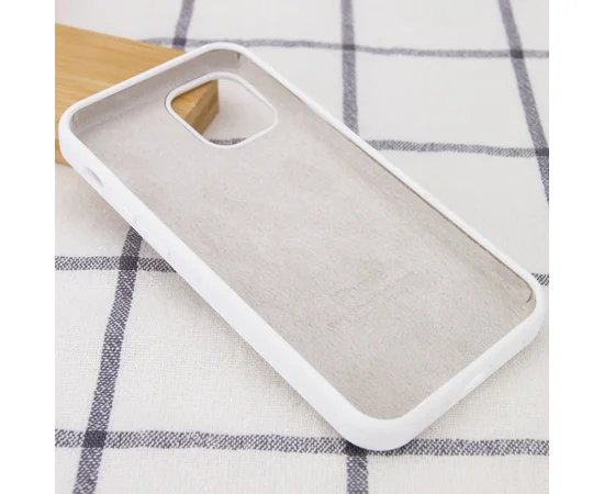 Чохол Silicone Case Full Protective (AA) для Apple iPhone 15 Pro (6.1") Білий / White