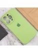 Чохол Silicone Case Full Camera Protective (AA) Apple iPhone 15 Pro (6.1") М'ятний / Mint