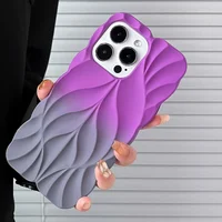 TPU чехол Leaf для Apple iPhone 15 Pro (6.1") Violet / Grey
