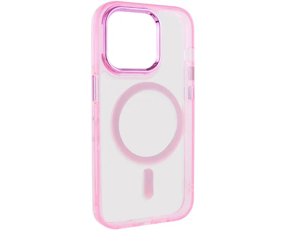 Чехол TPU Iris with MagSafe для Apple iPhone 15 Pro (6.1") Розовый