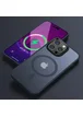TPU+PC чехол Metal Buttons with MagSafe Colorful для Apple iPhone 15 Pro (6.1") Синий