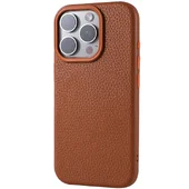 Чехол Syndee with MagSafe для Apple iPhone 15 Pro (6.1") Golden Brown