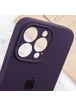 Чехол Silicone Case Full Camera Protective (AA) для Apple iPhone 15 Pro (6.1") Фиолетовый / Elderberry / PVH