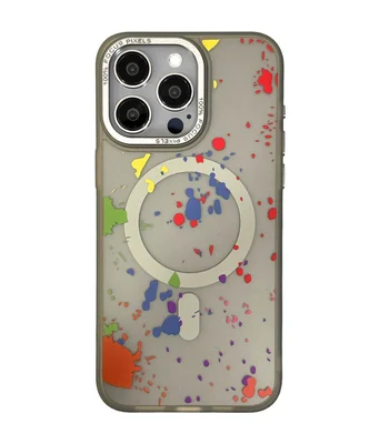 Чохол TPU+PC Flush with MagSafe для Apple iPhone 15 Pro (6.1") Titanium grey