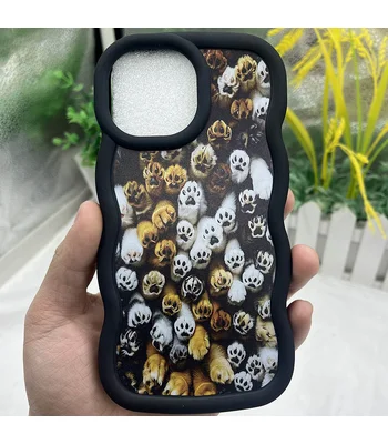 Чехол TPU Cloudy Pictures для Apple iPhone 15 Pro (6.1") Paws