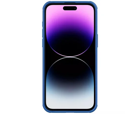 Карбонова накладка Nillkin CamShield Pro для Apple iPhone 15 Pro (6.1") Blue