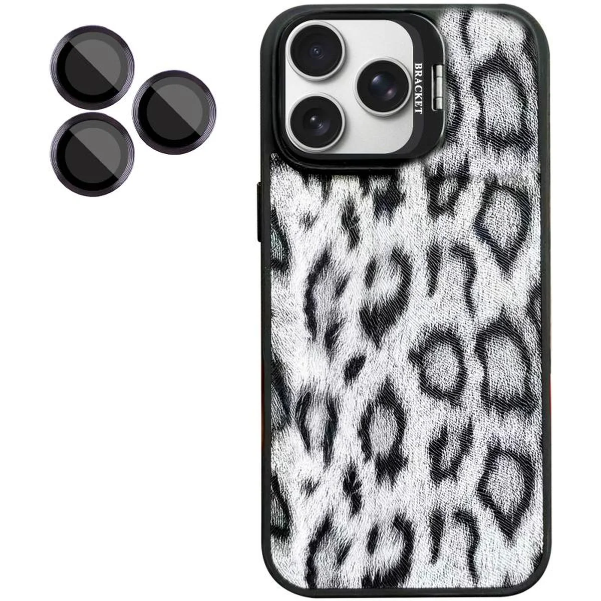 Чехол TPU+PC Wild Leopard with MagSafe and Lens для Apple iPhone 15 Pro (6.1") Black