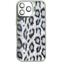 Чехол TPU+PC Wild Leopard with MagSafe and Lens для Apple iPhone 15 Pro (6.1") Grey