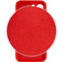 Чехол Silicone Case Full Camera Protective (AA) для Apple iPhone 15 Pro (6.1") Красный / Red