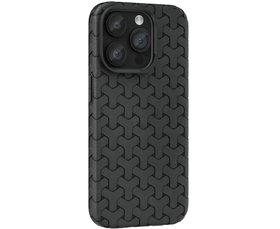 Чехол TPU Weaving для Apple iPhone 15 Pro (6.1") Black