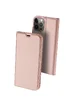 Чехол-книжка Dux Ducis с карманом для визиток для Apple iPhone 15 Pro (6.1") Rose Gold