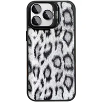 Чехол TPU+PC Wild Leopard with MagSafe and Lens для Apple iPhone 15 Pro (6.1") Black