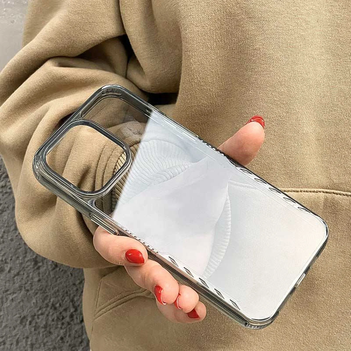 Чехол TPU+PC Multi-Color для Apple iPhone 15 Pro (6.1") Black