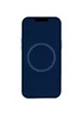 Чохол Silicone case (AAA) full with Magsafe and Animation для Apple iPhone 15 Pro (6.1") Синій / Storm Blue