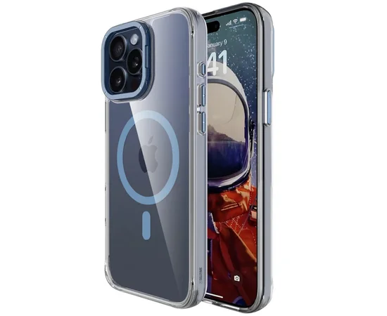 Чохол TPU Space Case Apex with MagSafe для Apple iPhone 15 Pro (6.1") Navy Blue