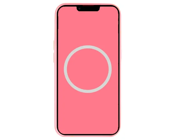 Чохол Silicone case (AAA) full with Magsafe and Animation для Apple iPhone 15 Pro (6.1") Рожевий / Pink