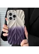TPU чехол Leaf для Apple iPhone 15 Pro (6.1") White / Purple