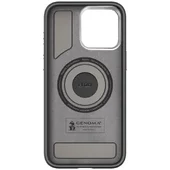Чехол PC+Leather SGP with MagSafe для Apple iPhone 15 Pro (6.1") Black