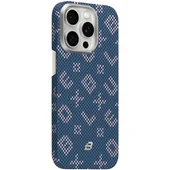 TPU+PC чехол Blueo Gilded Tactile Woven with MagSafe для Apple iPhone 15 Pro (6.1") Blue