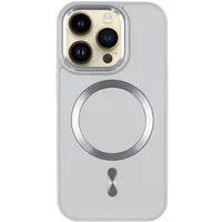 Кожаный чехол SnapCase with MagSafe для Apple iPhone 15 Pro (6.1") Grey