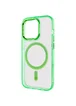 Чехол TPU Iris with MagSafe для Apple iPhone 15 Pro (6.1") Салатовый