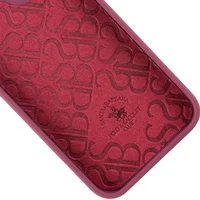 Кожаный чехол Polo Santa Barbara для Apple iPhone 15 Pro (6.1") Red