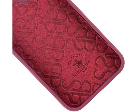 Кожаный чехол Polo Santa Barbara для Apple iPhone 15 Pro (6.1") Red