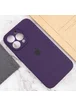 Чехол Silicone Case Full Camera Protective (AA) для Apple iPhone 15 Pro (6.1") Фиолетовый / Elderberry / PVH