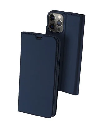 Чохол-книжка Dux Ducis з кишенею для візиток для Apple iPhone 15 Pro (6.1") Синій Чохол-книжка Dux Ducis з кишенею для візиток для Apple iPhone 15 Pro (6.1") Синій