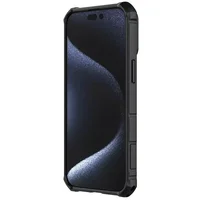 TPU+PC чехол Nillkin CamShield Armor (шторка на камеру) для Apple iPhone 15 Pro (6.1") Черный