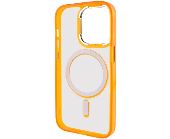 Чехол TPU Iris with MagSafe для Apple iPhone 15 Pro (6.1") Оранжевый