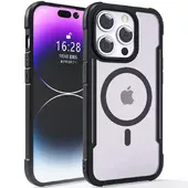 TPU+PC чохол Defense Clear with MagSafe для Apple iPhone 15 Pro (6.1") Чорний