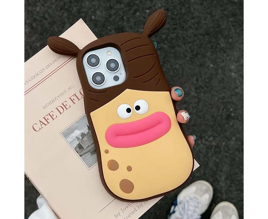 Силіконовий чохол Funny 3D для Apple iPhone 15 Pro (6.1") He