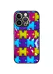 TPU+PC чохол Prisma Fluffie для Apple iPhone 15 Pro (6.1") Puzzle